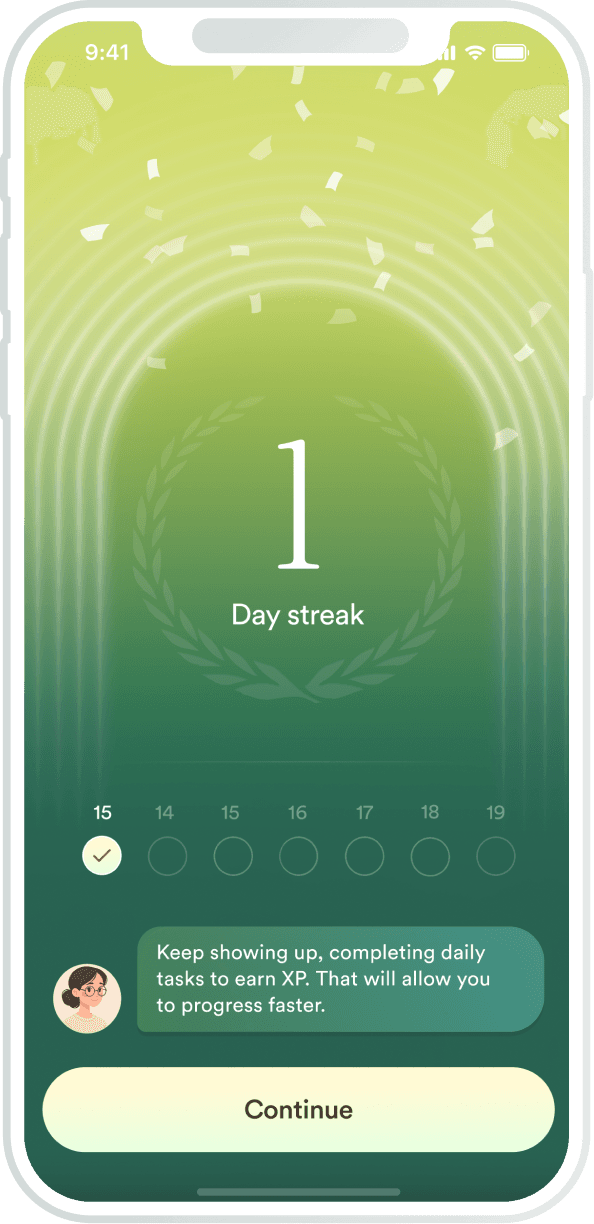 Daily check-in streaks